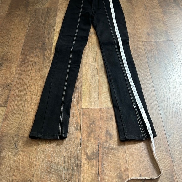 Zara Black Split Skinny Jeans - Picture 5 of 9